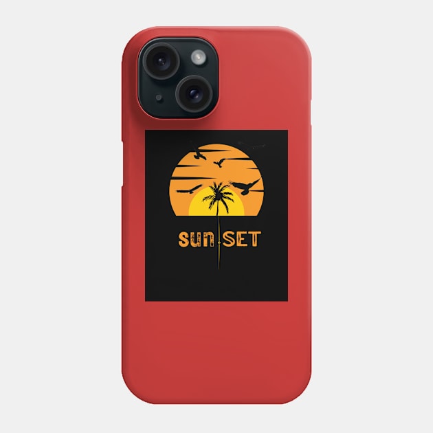 sunset Phone Case by iconking1234