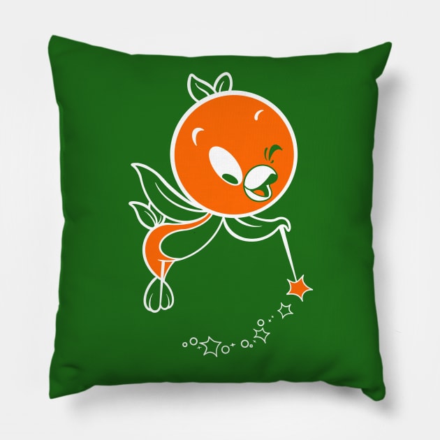 Sunshine terrace bird Pillow by EnglishGent