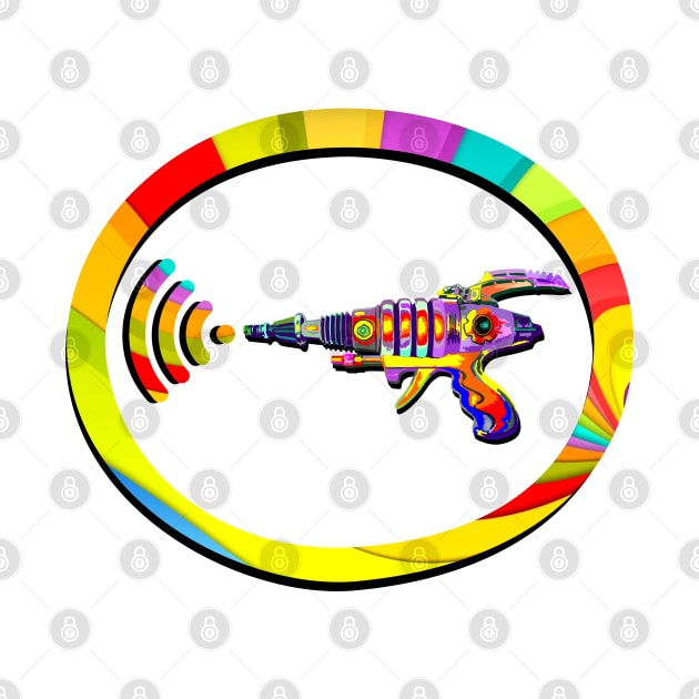 Rainbow - Raygun Circular by GR8DZINE