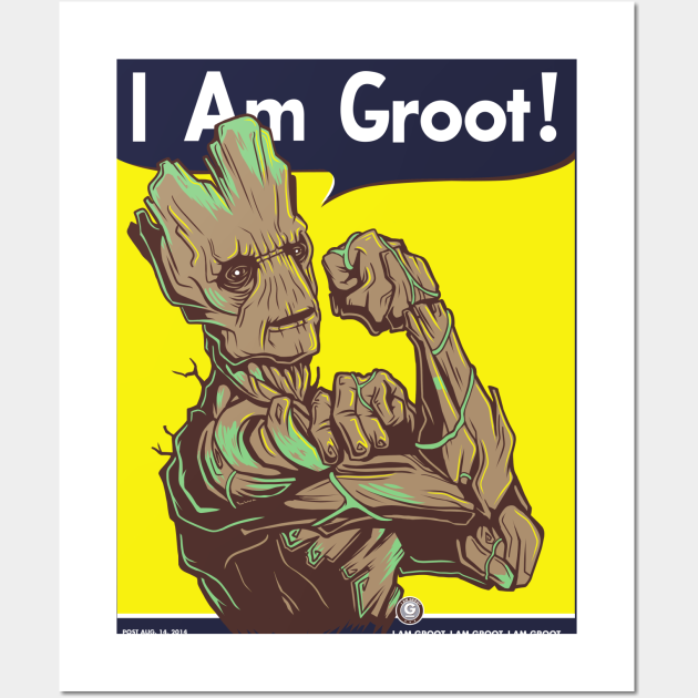 I am Groot! Groot Posters and Prints | TeePublic