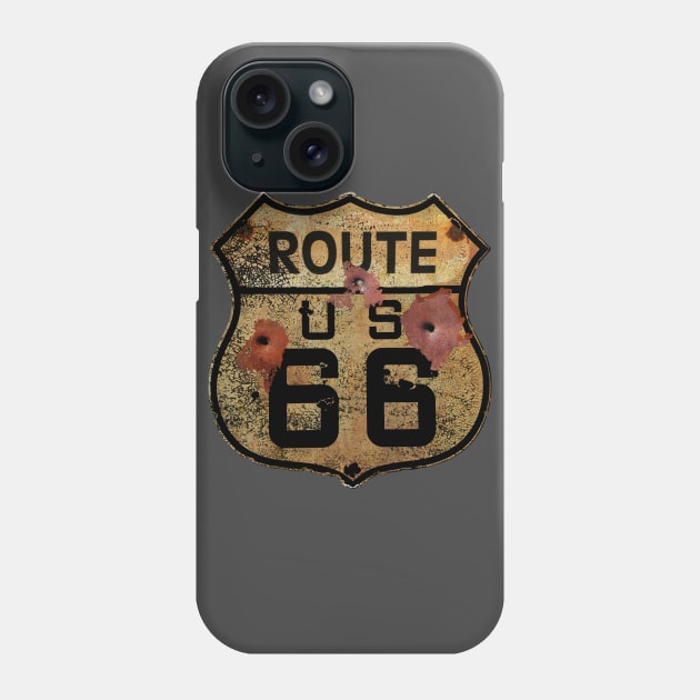 Route 66 Phone Case by Midcenturydave
