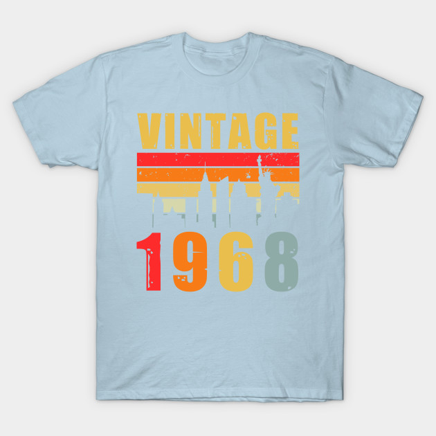 Discover Vintage 1968 Made In 1968 - Vintage 1968 - T-Shirt