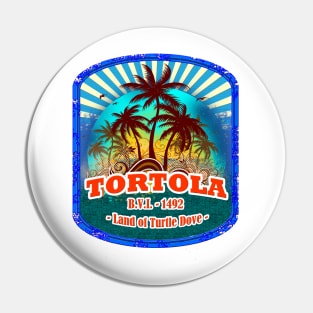 Tortola Island Pin