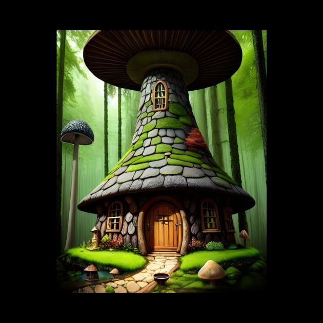 Mushroom House 05 by Jaymz Weiss Designz