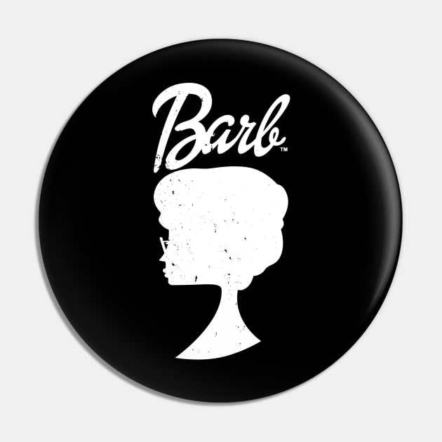 80's Inspired Barb Tv Series Logo Parody Pin by BoggsNicolas