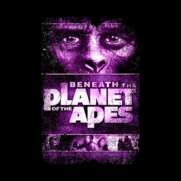Subterranean Showdown Battle Beneath The Planet Of The Apes by Skateboarding Flaming Skeleton