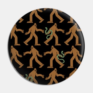 The Squatch and The Snake Pin