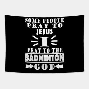 Badminton shuttlecock racket passion sport Tapestry