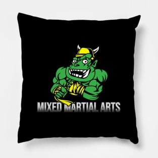 MMA FIGHTER ORC OGRE DESIGN Pillow