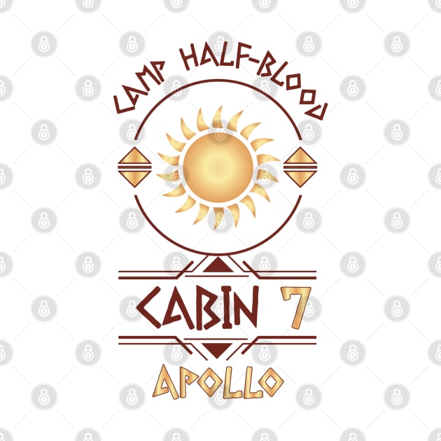 Cabin #7 in Camp Half Blood, Child of Apollo – Percy Jackson inspired design by NxtArt