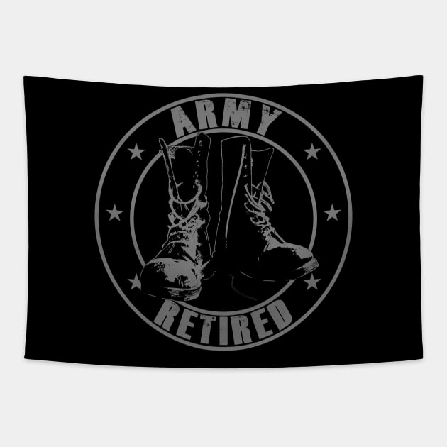 Army Retirement Uniform Retired Military Veteran Tapestry by Jose Luiz Filho