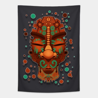 Mystics Tribal Mask_1 Tapestry