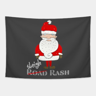 Santa’s Road Rash, Sleigh Rash Tapestry