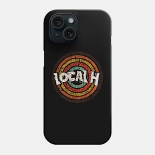 local H - deathmetal - vintage design on top Phone Case