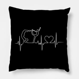 Heartbeat yoga ECG Pillow