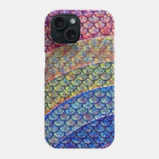 Rainbow Mermaid Dragon Circle Patterns Phone Case