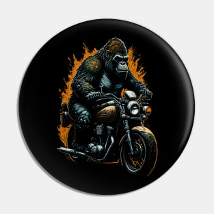 Fun Riding a Vintage Motorcycle Pin