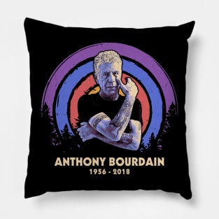 Classical Retro Vintage Anthony Bourdain Pillow