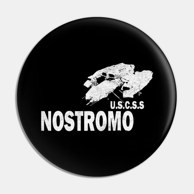 Nostromo Alien Black Pin by yellowed