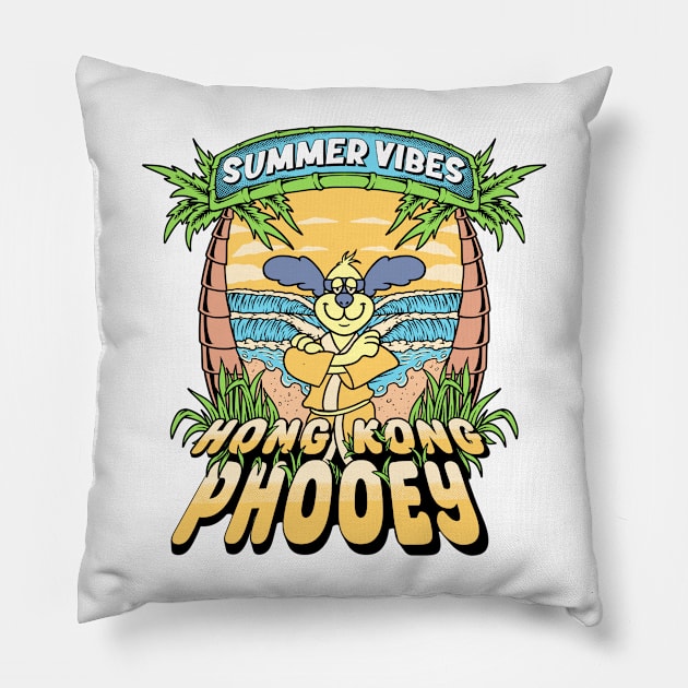 Summer Vibes Hong Kong Phooey Pillow by hereislynn