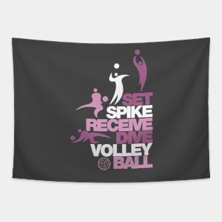 Volleyball is Life Tapestry