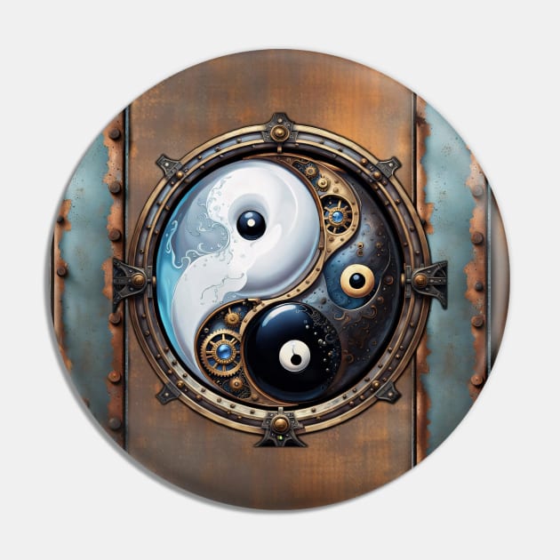 Elegant  sign of  yin yang Pin by Nicky2342