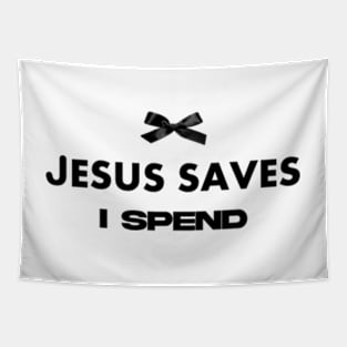 Jesus saves Tapestry