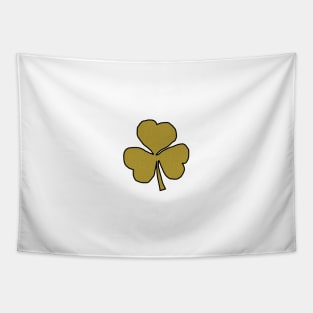 Small Gold Shamrock for St Patricks Day Tapestry