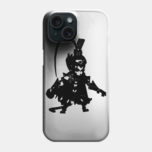 Monkey King (skin) minimal silhouette white Phone Case