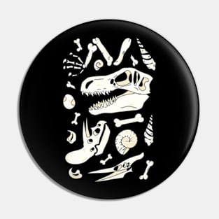 DINO FOSSILS PATTERN Pin