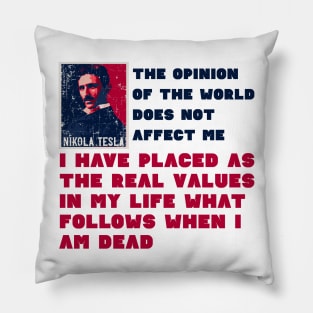 Geek scientific quote , quotes by Nikola Tesla Pillow