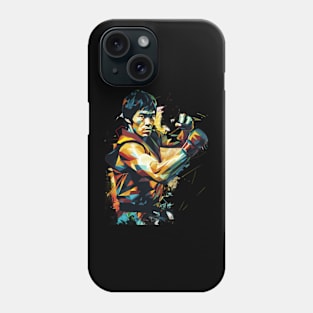 Bruce lee kung fu WPAP Art Phone Case