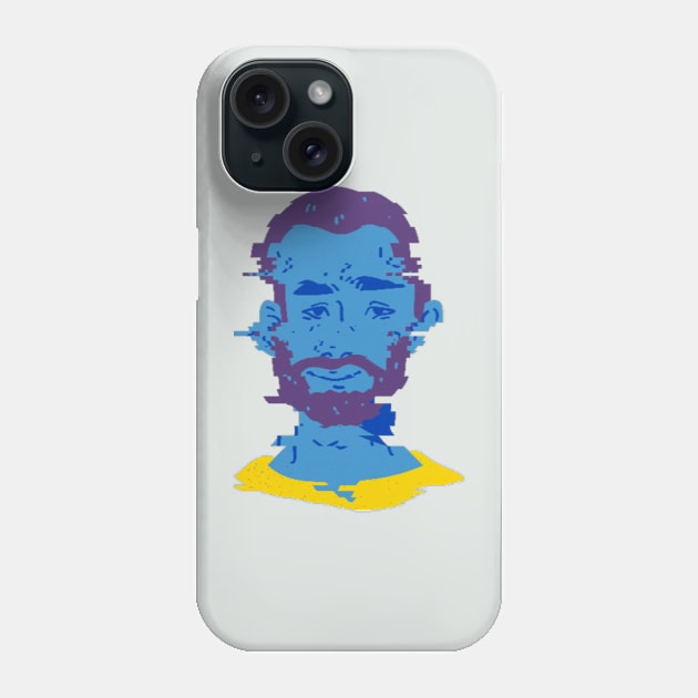 Thomas The blue Face Man Phone Case by 45 Creative Club