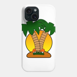 Funny Palm Tree Design Phone Case
