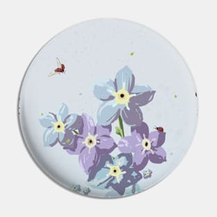 Forget me not Pin