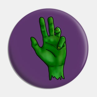 Zombie Hand Pin