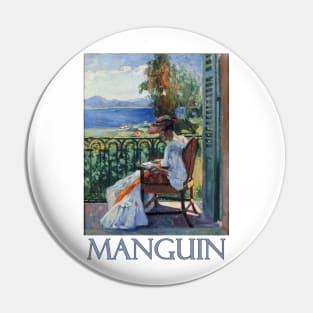 Jeanne on the Balcony by Henri Manguin Pin