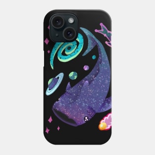 Purple Space Whale Shark of the Galaxy Phone Case