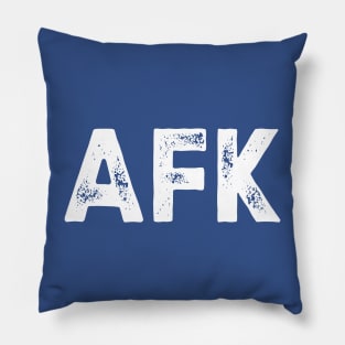 AFK Blue Pillow