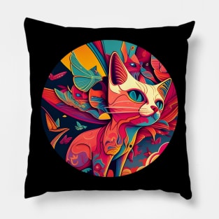 The Cat Lovers Colorful - Love Cats Pillow