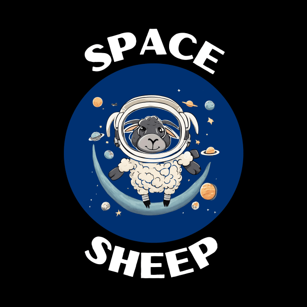 Space Sheep | Sheep Pun by Allthingspunny