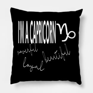 I'm a CAPRICORN Pillow