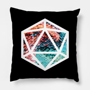 D20 Decal Badge - Performance Pillow