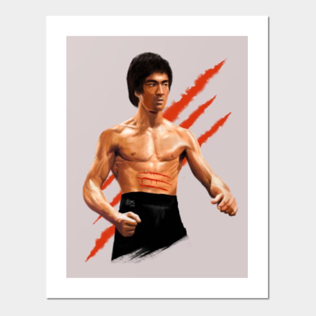 Bruce Lee The Legend - Bruce Lee Dragon Kungfu Martial Art - Posters and  Art Prints | TeePublic