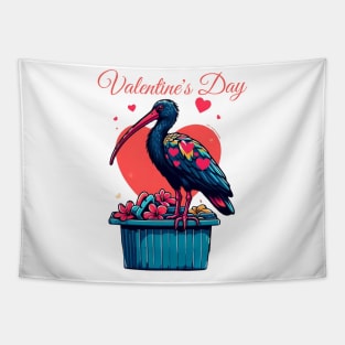 valentine bin chicken Tapestry