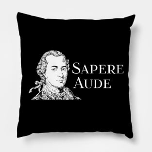 Immanuel Kant - Sapere Aude Pillow