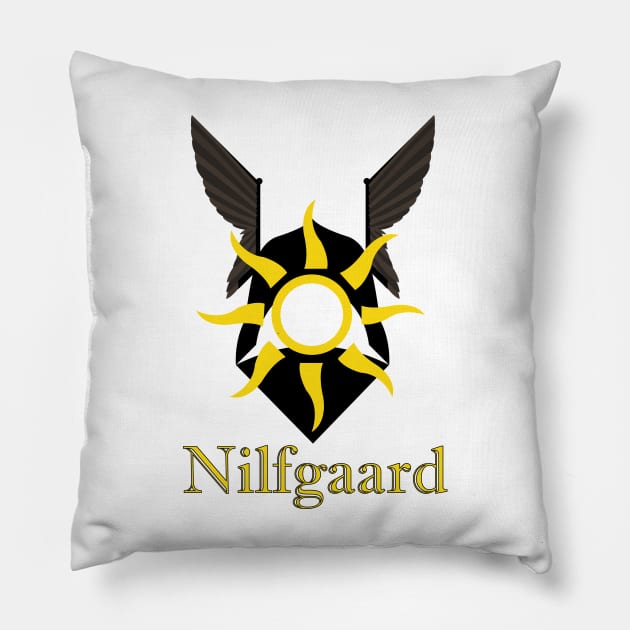 The Witcher 3 Wild Hunt Nilfgaard Pillow by Ebanon