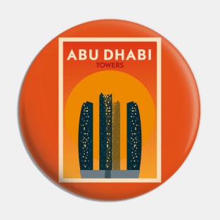 Abu Dhabi design poster Pin