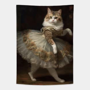 Ballet Cat 4 Tapestry