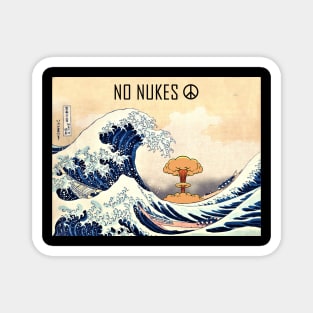 Hokusai No Nukes Magnet